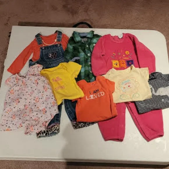 Bundle of 12 mo girls clothes - See description for full details - Picture 1 of 13